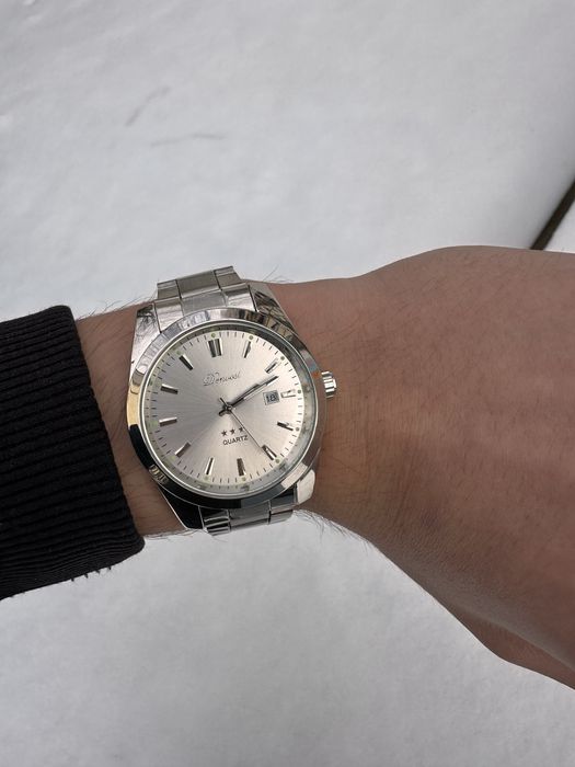 Ceas denvosi - argintiu