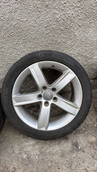 Продавам джанти за Ауди 5x112 с гуми 225/45/17 7j