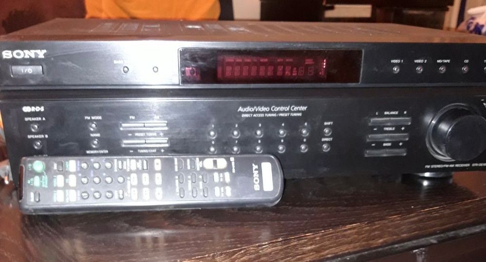 Сони ресивър с радио, като нов