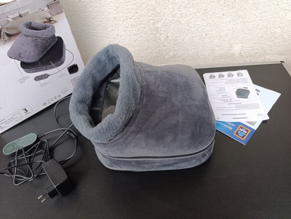 aparat masaj picioare reci obosite shiatsu incalzire husa detasabila