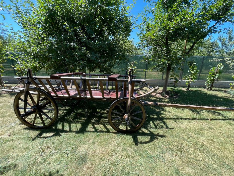 Căruța design foarte veche bine intretinuta
