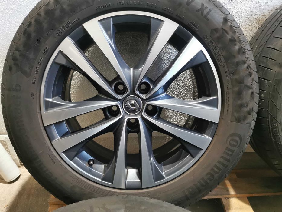 Jante Originale Renault Espace / Koleos R 18 cu anvelope de vara