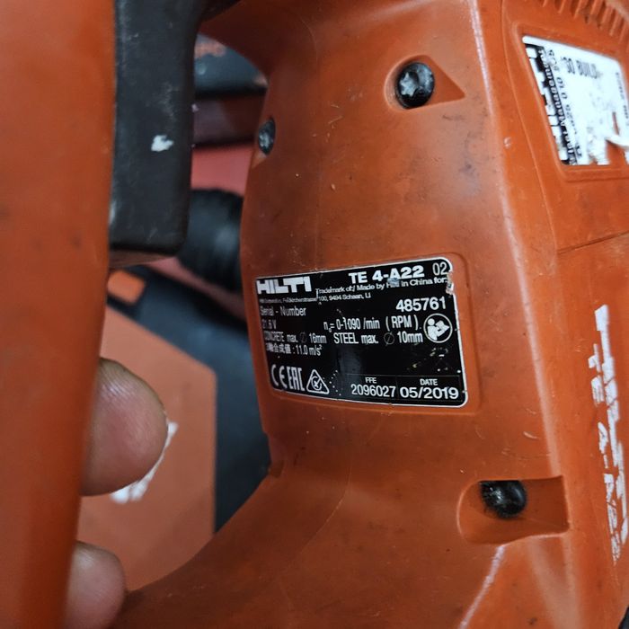 Hilti te 4-A 22.si te drs 4A