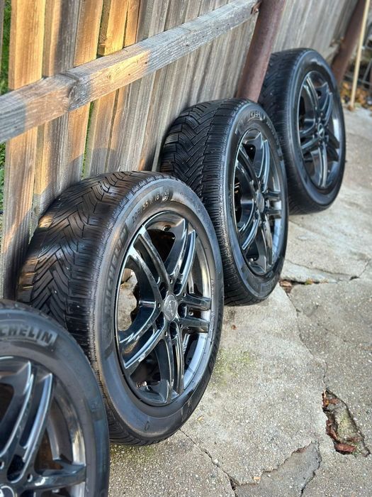 Jante Rial R16 5x112 Anvelope M+S Michelin Dot19