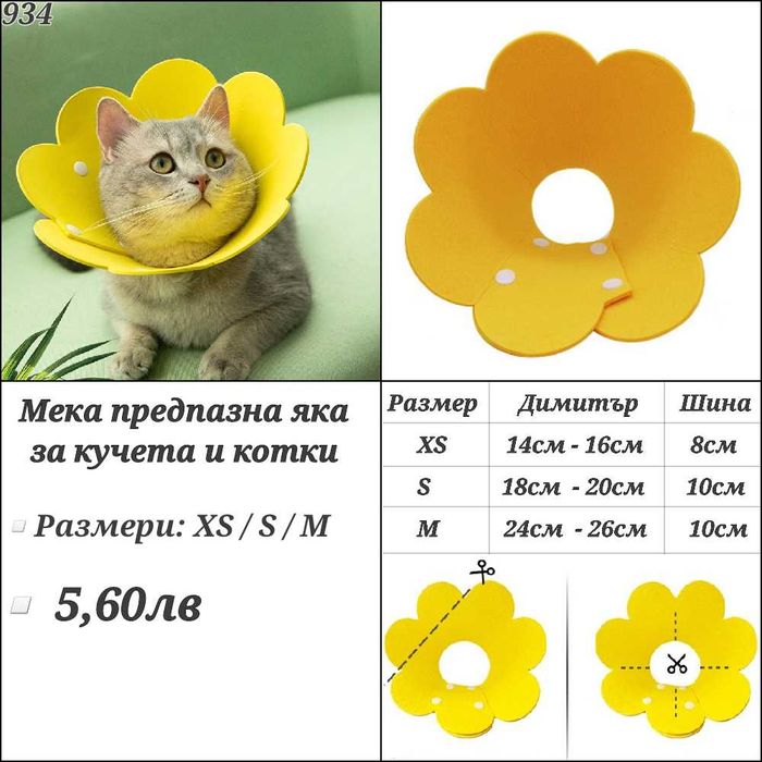 Наморник, адресник, нокторезачка, хигиенни гащи, яка за куче и котка.