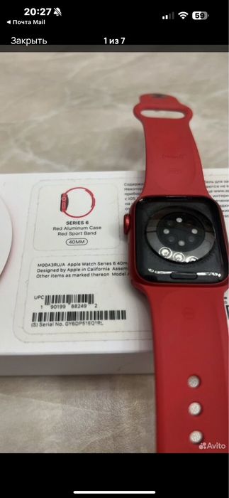 Apple watch series 6 /часы/ смарт часы