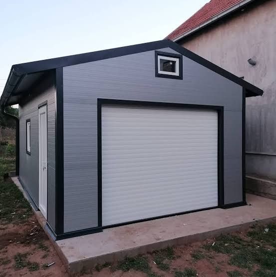 Vand garaj pe structura metalica 3.3 x 6m