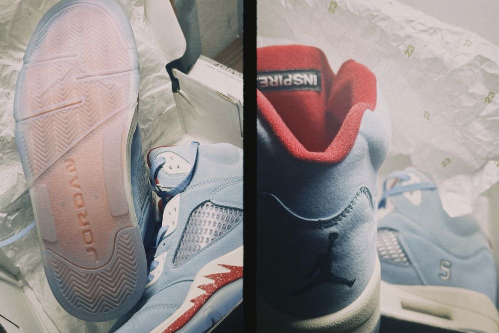 Air Jordan 5 Retro Trophy Room Ice Blue