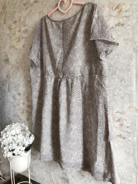 Голям размер дамска туника елегантна лятна макси р.48 XXL 2XL-3XL
