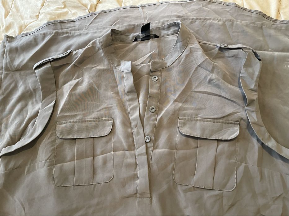 MOSCHINO eșarfa/ bluza mătase