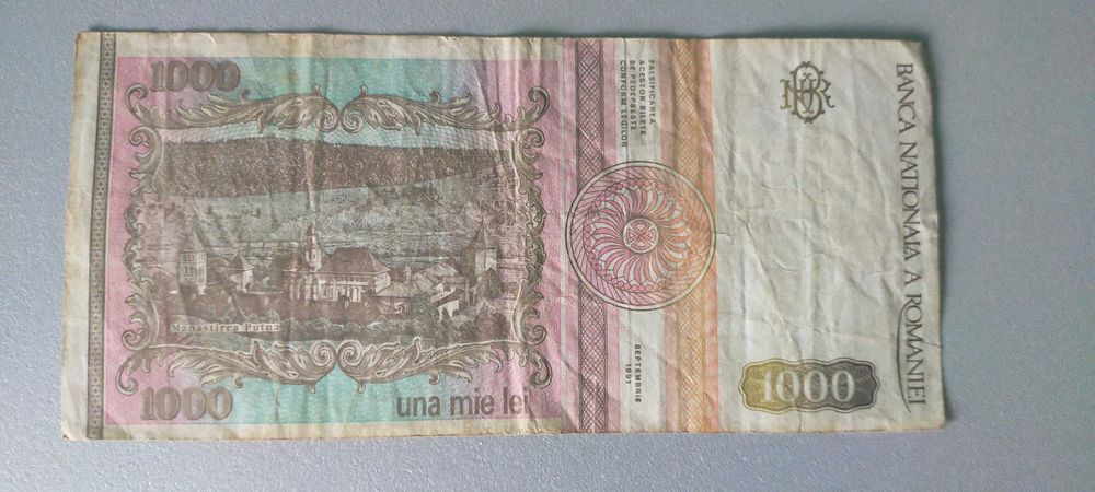 Bancnote vechi 500 1000 5000 10000 Lei