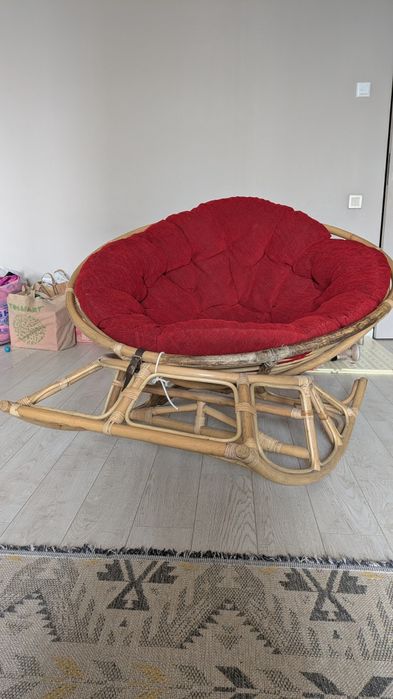 Ротанговое кресло-качалка