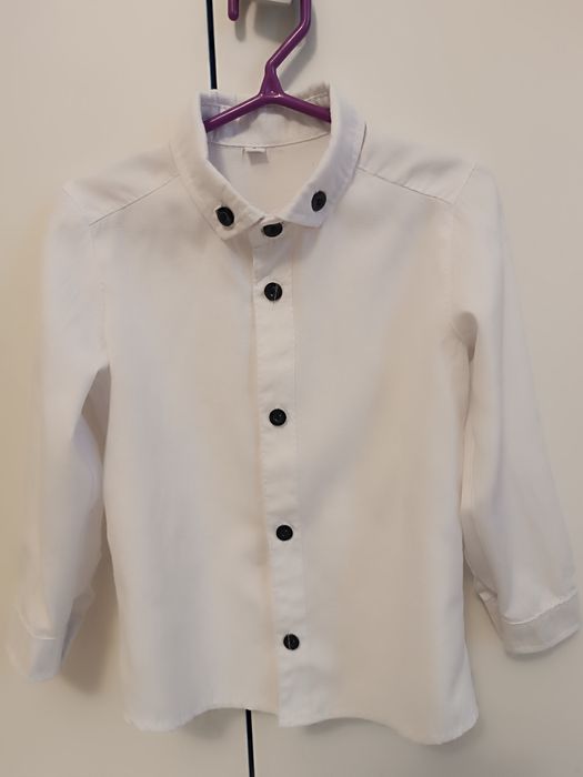 Рубашка белая для садика 500