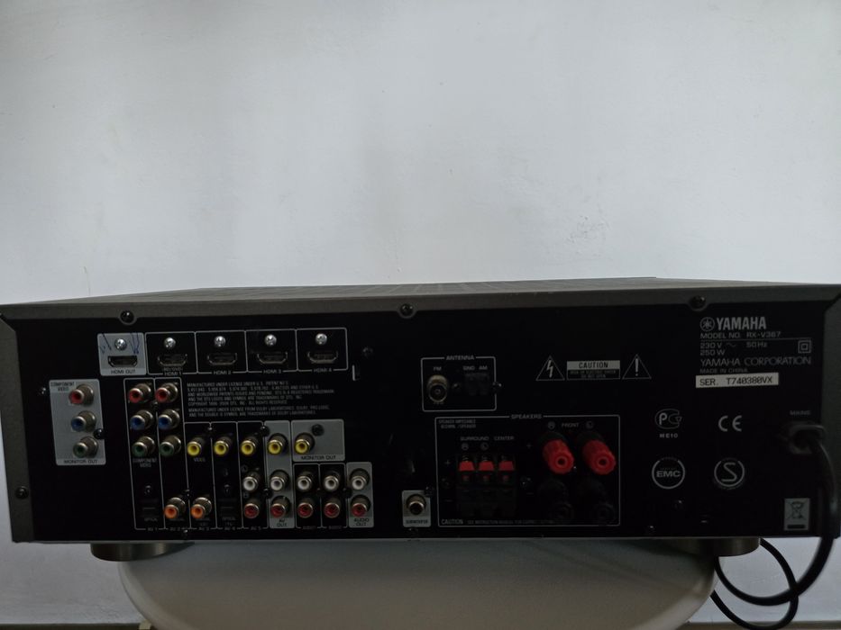 Yamaha rx v367, amplituner, amplificator,cu 5 boxe-sateliti yamaha