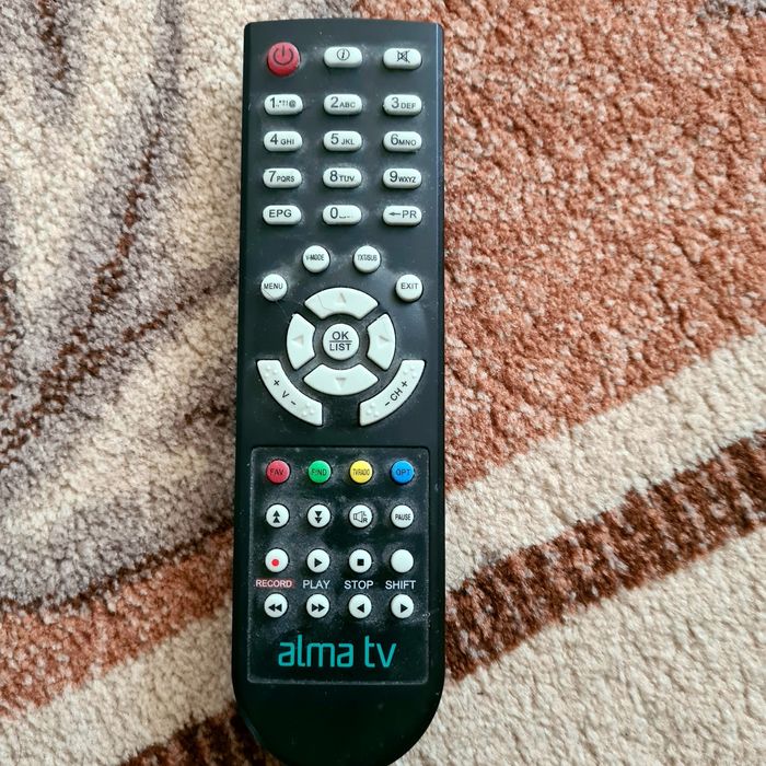 Пульт тв алма тв