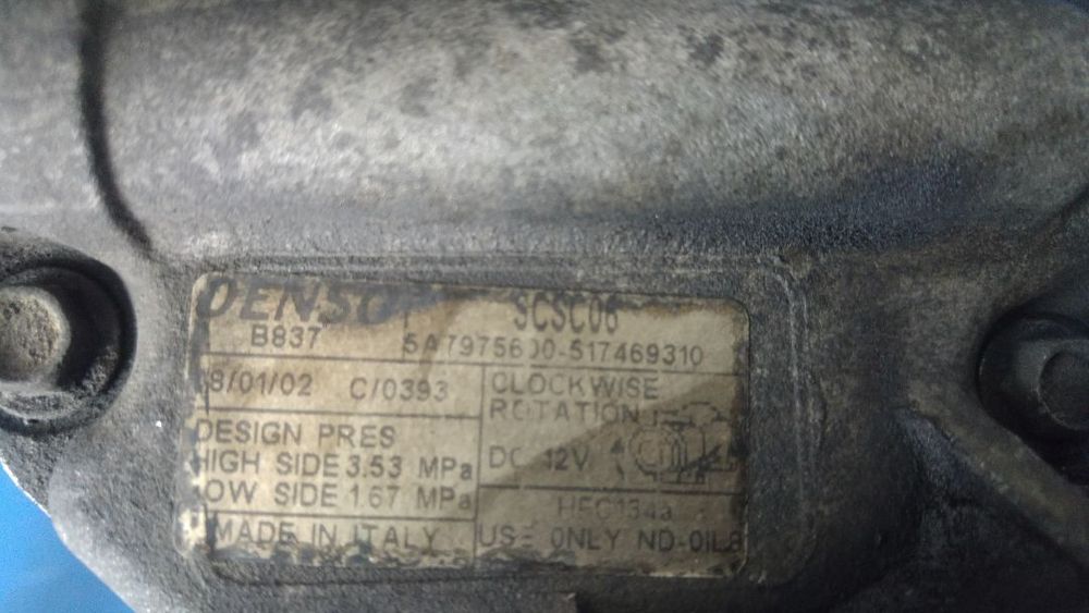 Compesor clima ac 1.3 d multijet 188a9000 fiat 500 doblo panda punto alfa romeo mito 5a7975600