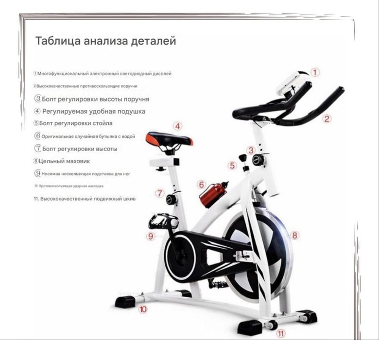 Велотренажер новый