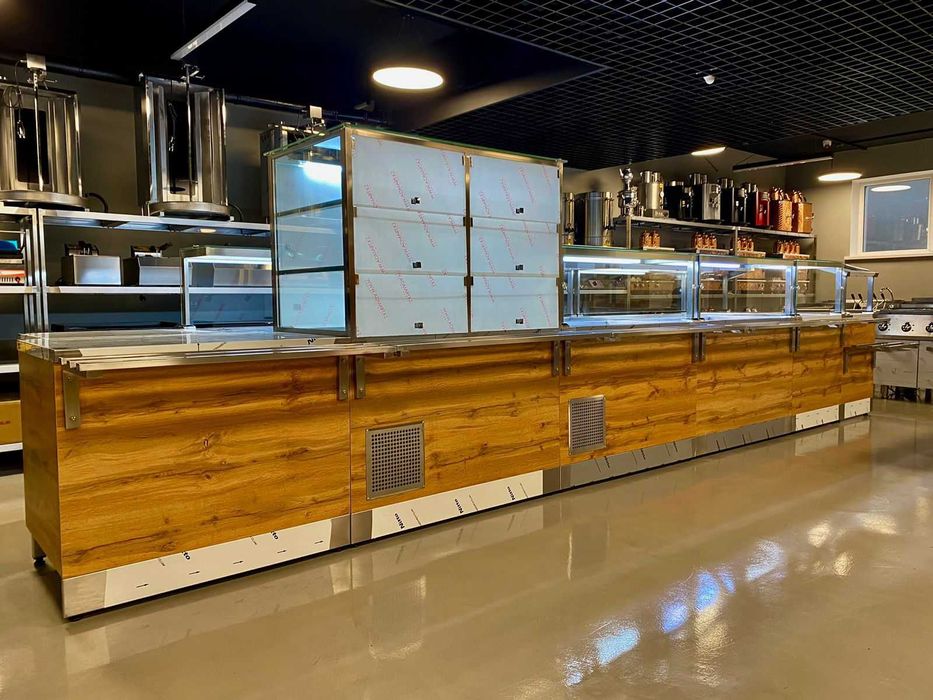 Горячий мармит для столовой