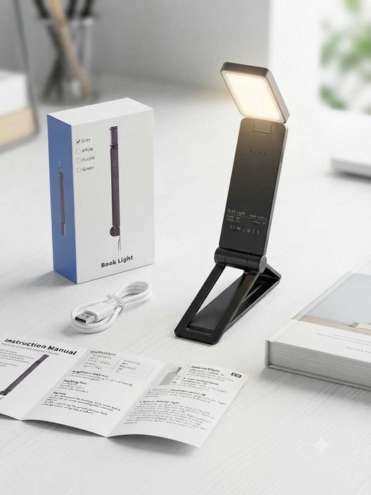 Преносима LED лампа за четене (Book Light) – Модел BK1