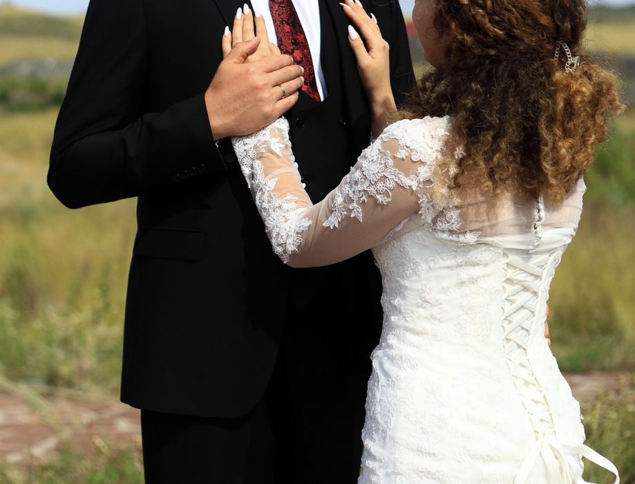 Свадебное платье, платье-рыбка