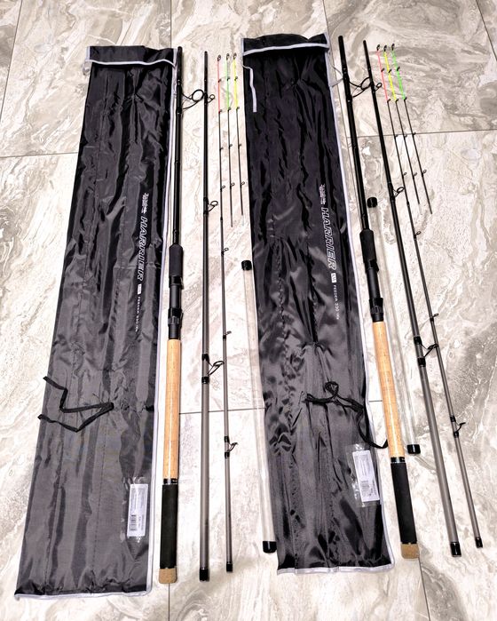 SET 2 Lansete Feeder Robinhan HARRIER 3.30m Actiune:180gr NEW 2025