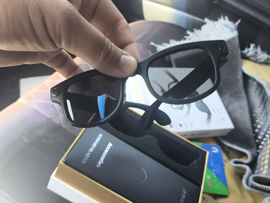 AI Smart kamera achki. AI smart glasses ochki.