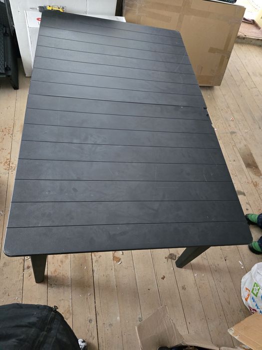 Masă de grădină din plastic Futura, grafit