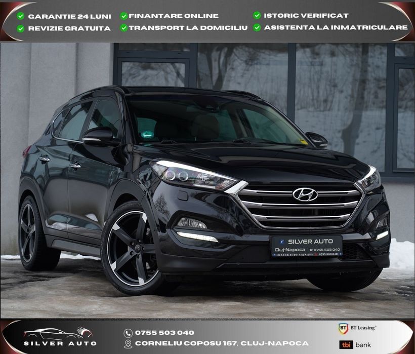 Hyundai Tucson Automat 4x4 Trapa 1.6 177cp Full Navi Led Rate Garantie