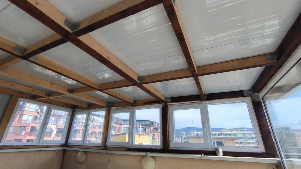 Конструкция от дърво и термопанел 5х9х2,5 м - 45м"