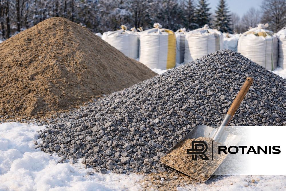 Nisip 4-8 mm pentru dezapezire