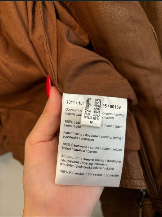 Geaca de dama din piele, NOUA cu ETICHETA, Gina Laura