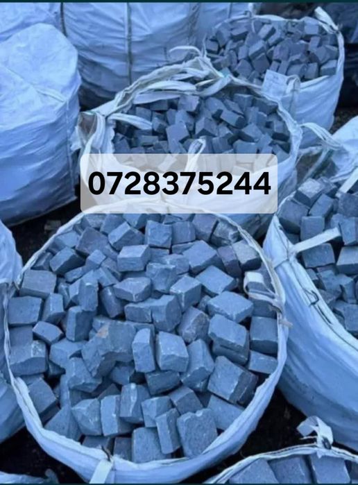 Piatra cubică transport montaj