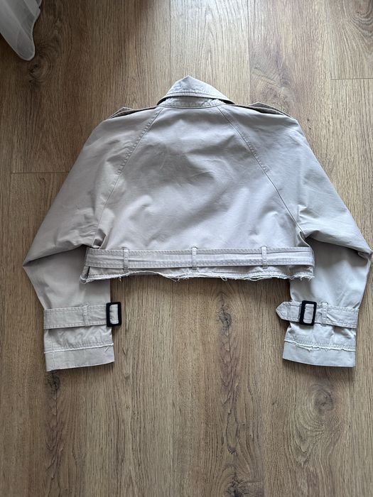 Къс тренч/тренчкот/шлифер Zara, XS размер, бежов цвят