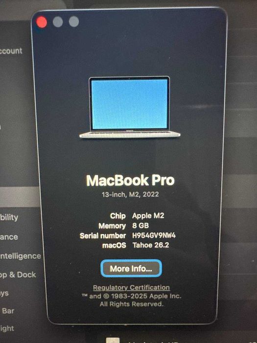 MacBook M2 Pro 8/256