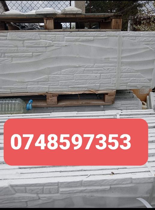 Gard din placi de beton