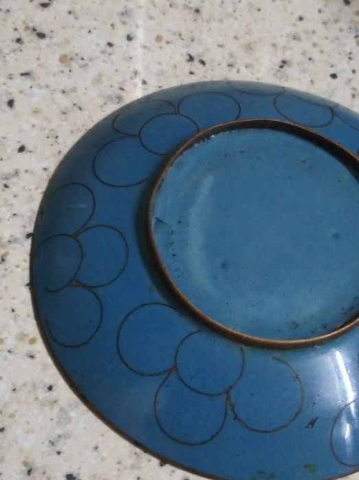 Декоративное блюдце/розетка клуазоне Китай