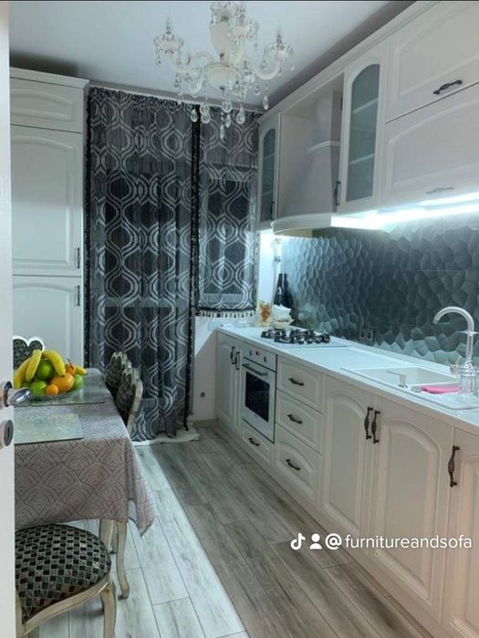 Bucatarie mdf fronturi frezate