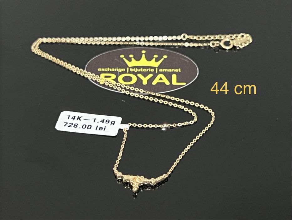 Bijuteria Royal CB : Lant aur 14k 585  1,49 gr