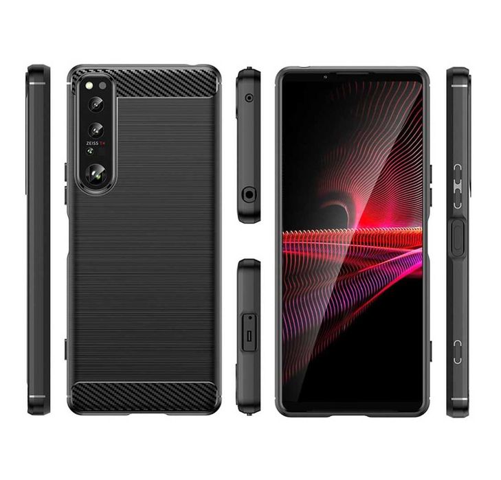 Kалъф кейс гръб Carbon за Sony Xperia Sony Xperia 1 5 10 II III IV V