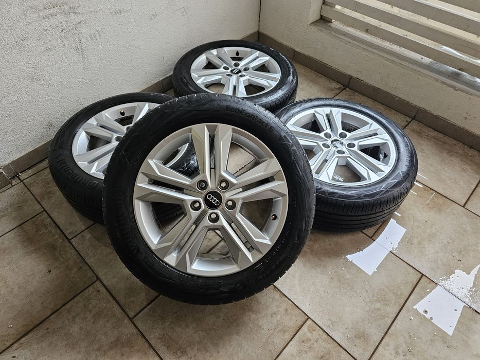 Jante originale Audi R17 + Anvelope 215 55 17