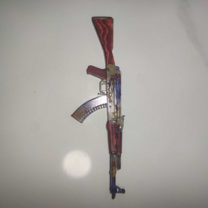 Умален модел на AK-47 Case Hardened от CS:GO/CS:2 в мащаб 1:6