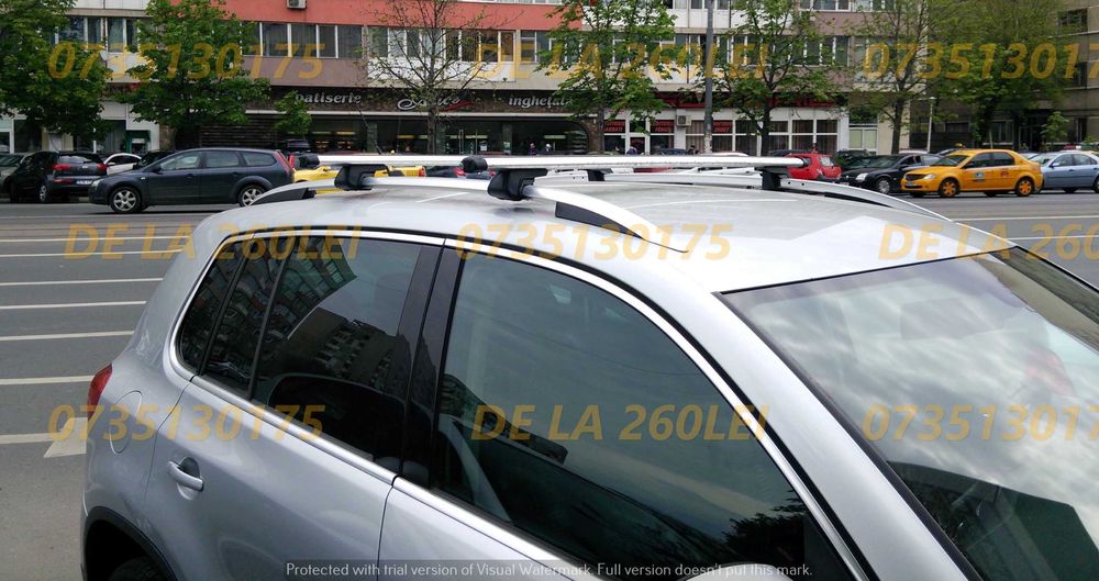 Bare portbagaj VW Touareg Tiguan Touran Sharan Passat Golf ALUMINIU