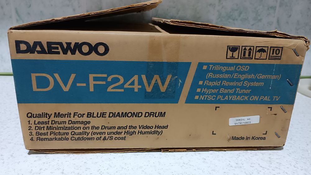 видеомагнитофон Daewoo, модели DV-F24W