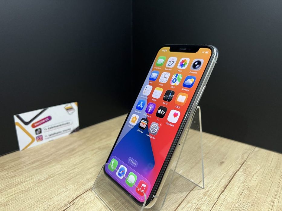 iPhone 11 Pro 64Gb Silver Second-Hand 3 ani garanție, Telefoane Mures