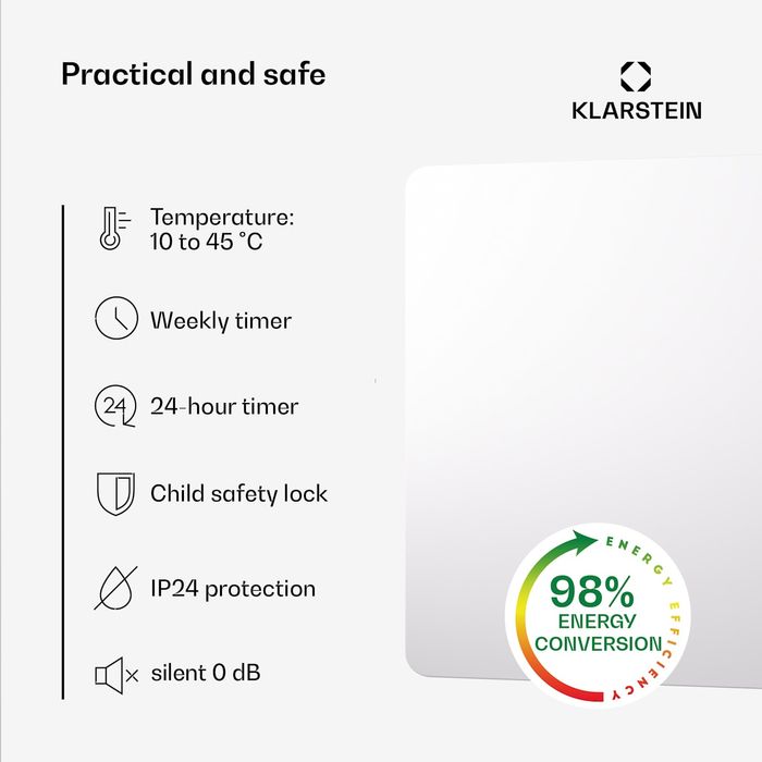 ТОП ОФЕРТА! Инфрачервен отоплител Klarstein Wonderbeam 900 – икономиче