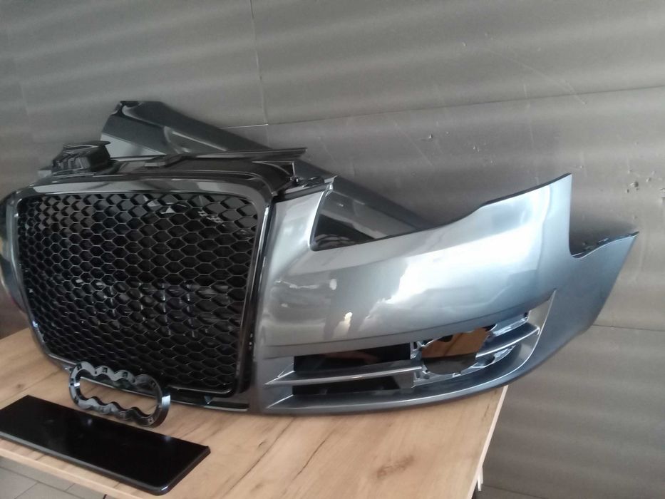 Pachet Bara Aripa Grila radiator Audi A4 B7 Gri LZ7X Nimbus Grey 04-07