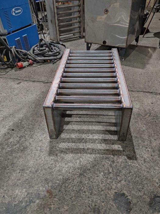 SERPENTINA INOX soba cu plita 80x40x25 cm (cazan incalzire,registru)