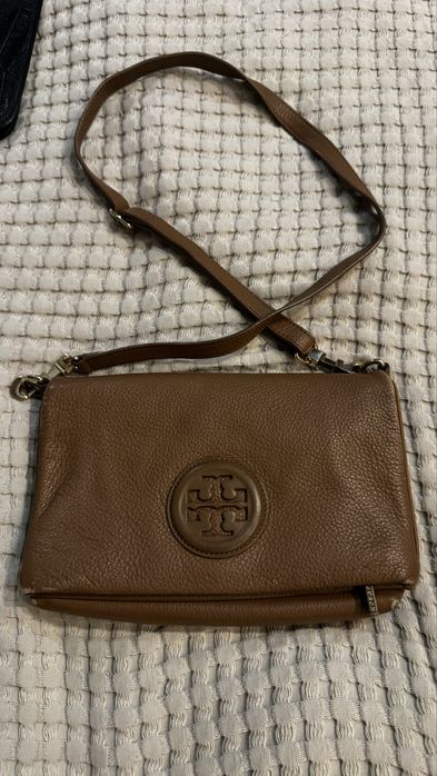 Кожаная сумка Tory Burch
