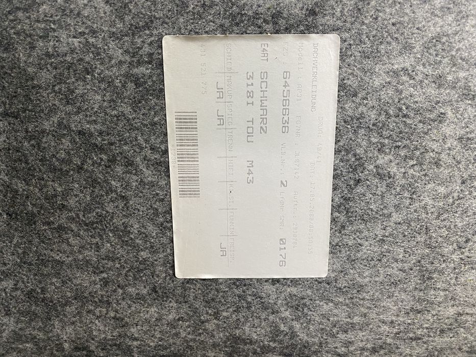 Plafon Negru M e46 touring/break