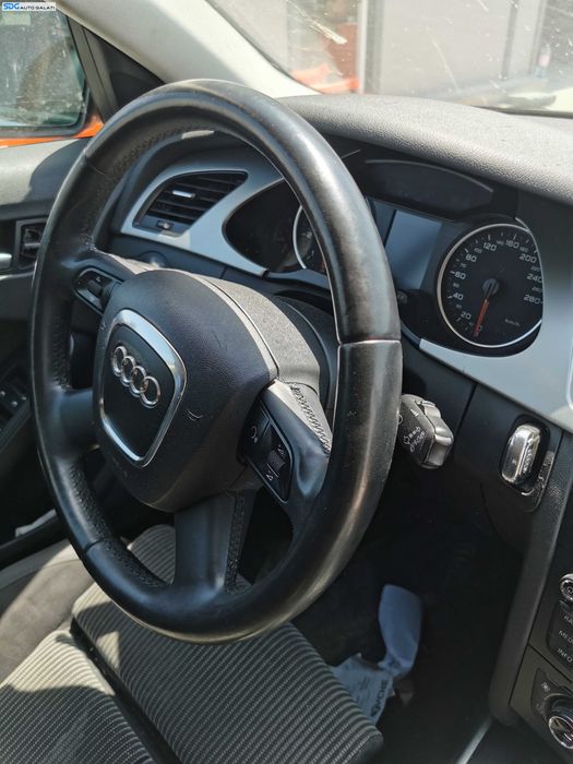 Volan Piele 4 Spite cu Comenzi FARA Airbag Audi A4 B8 2008 - 2012 [K7402]